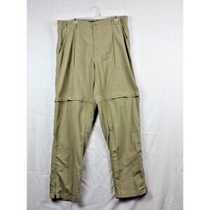 Trail Threads Convertible Zip-Off Leg Khaki Hiking Pants Shorts Men’s Size 38